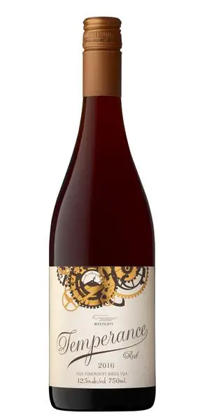 Temperance is a lovely blend of Pinot Noir and Gamay that is fresh and approachable yet surprisingly complex. It has notes of pure plum and black cherry and is lined with violet and herbal hints.