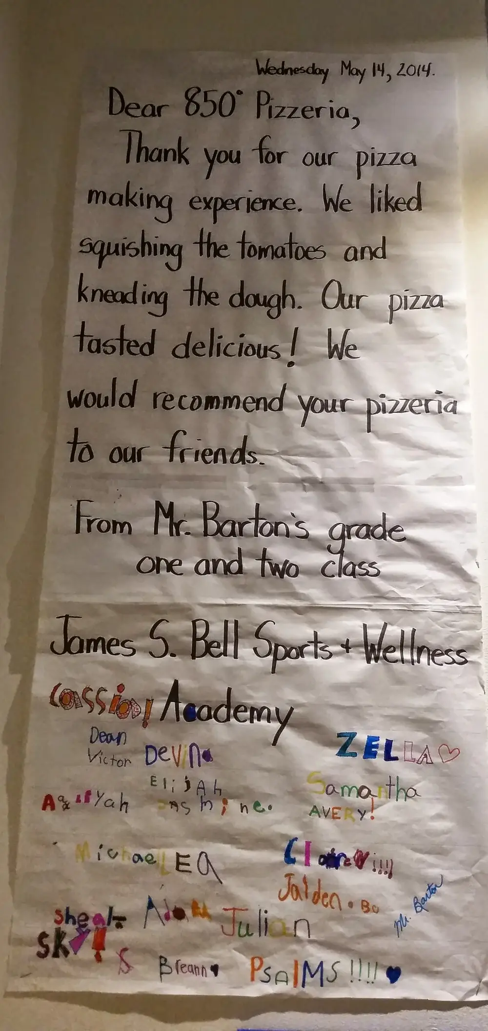 James S Bell Say THANK YOU !