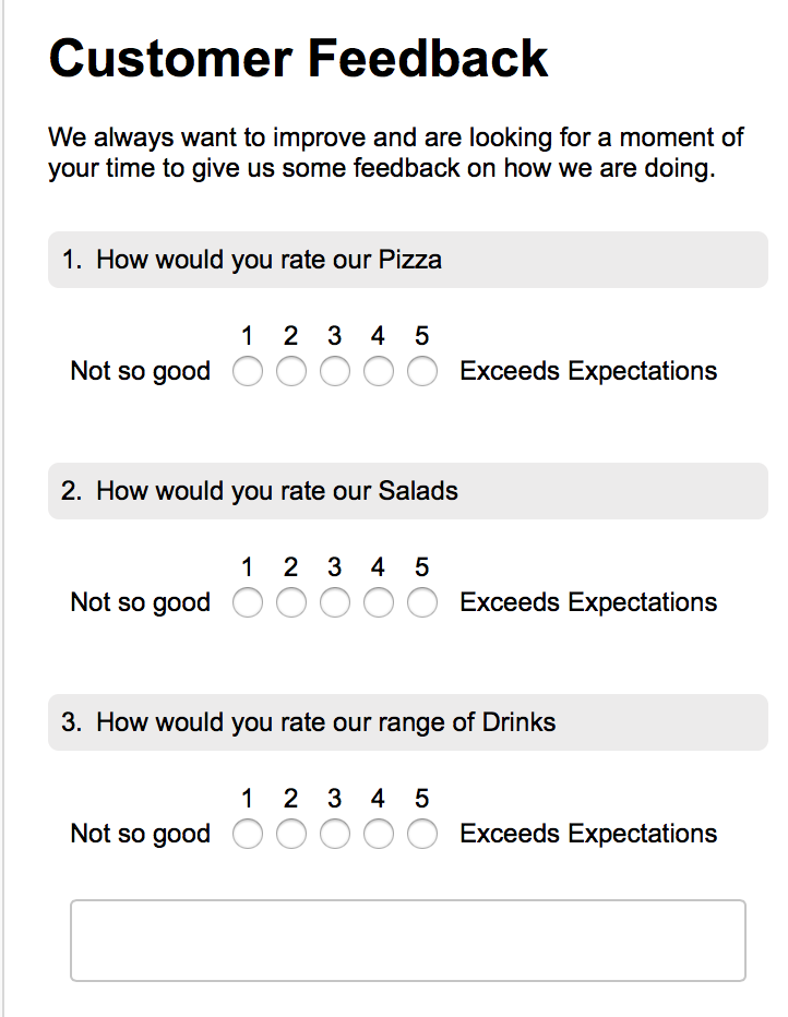 Feedback