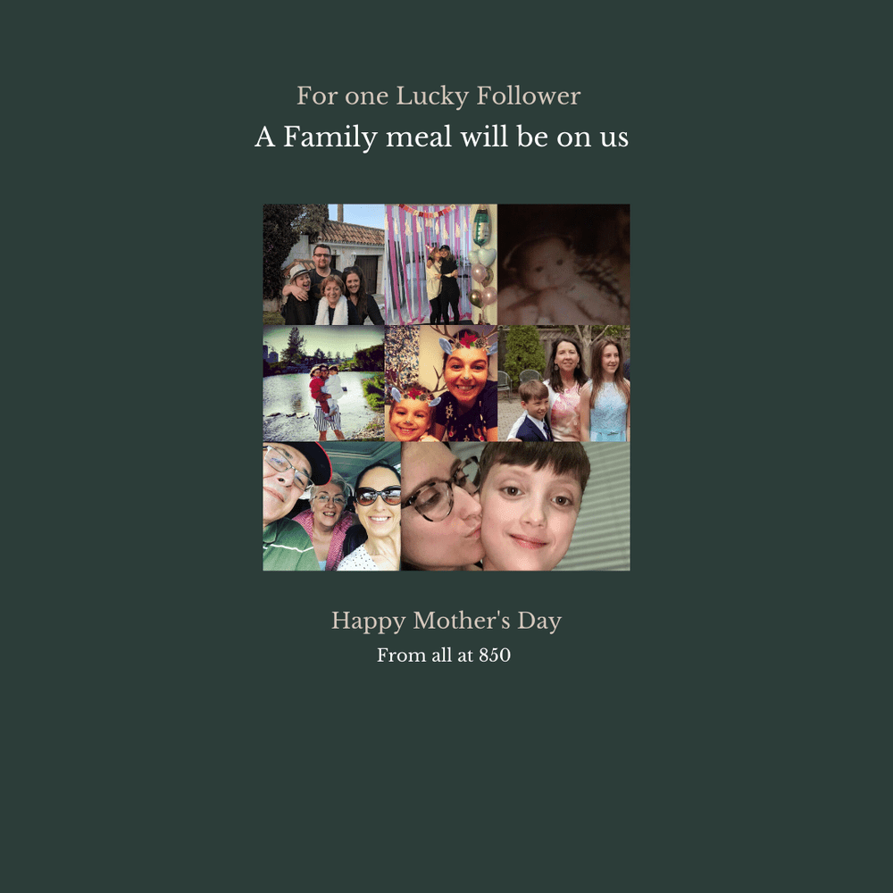 You could win a Mother's Day meal for 4