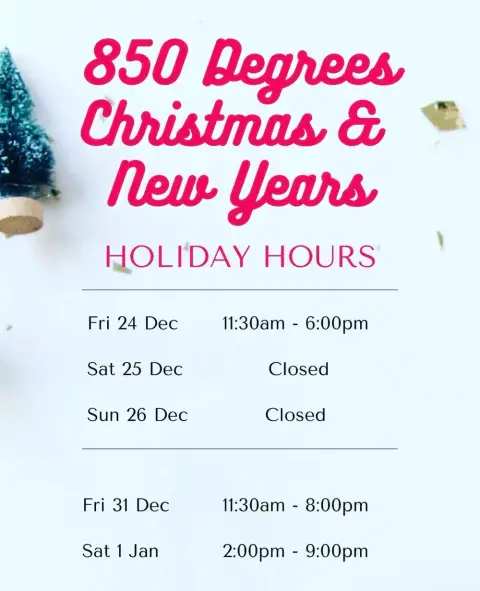 Christmas hours