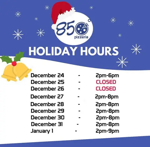 Holiday Hours