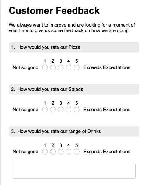 Feedback